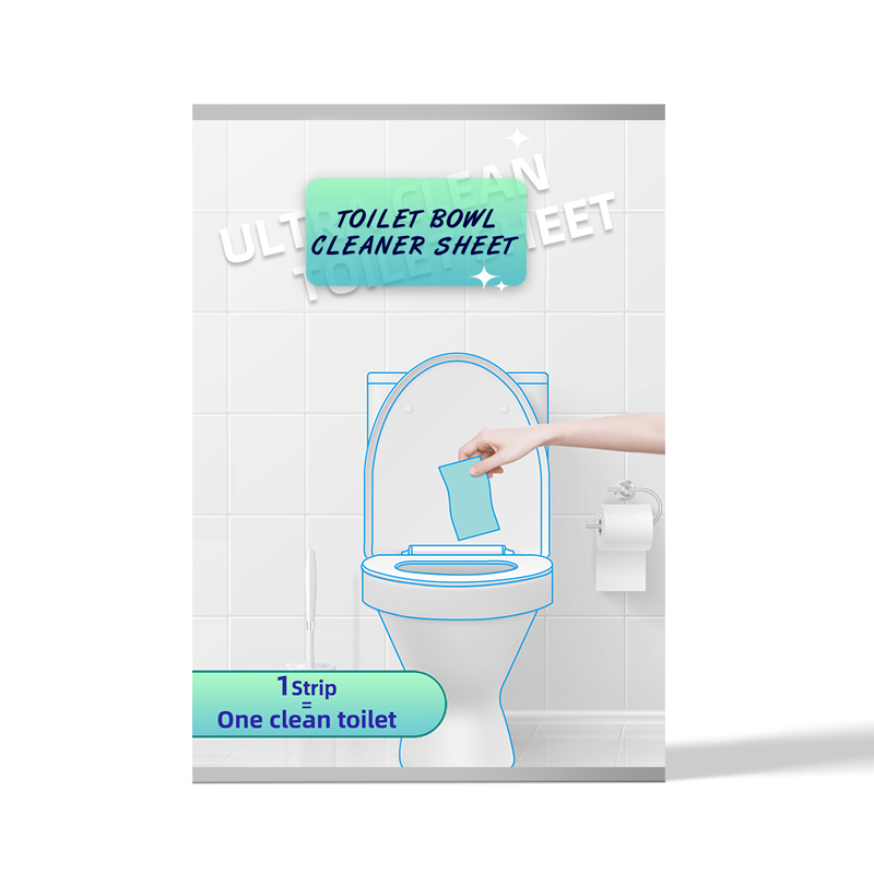 Toilet Bowl Cleaning Sheet Septic Safe Bathroom Cleaning Fresh Scent Strips