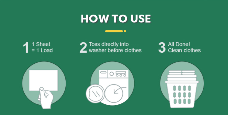 XISI Laundry Detergent Sheets