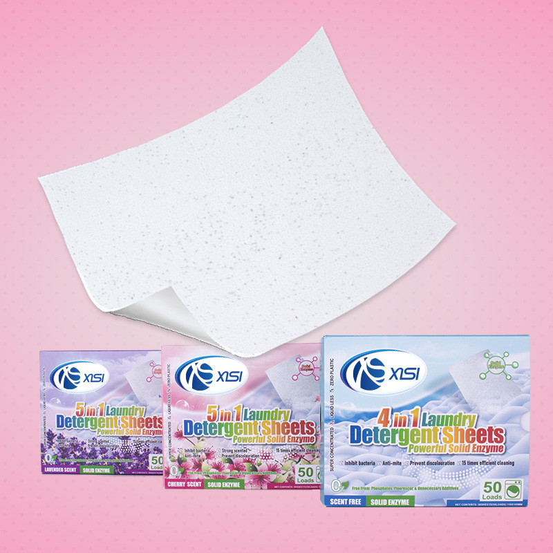 Best Powerful Highly Concentrated Super Dosable Laundry Detergent Sheet Used in Laundries And Household