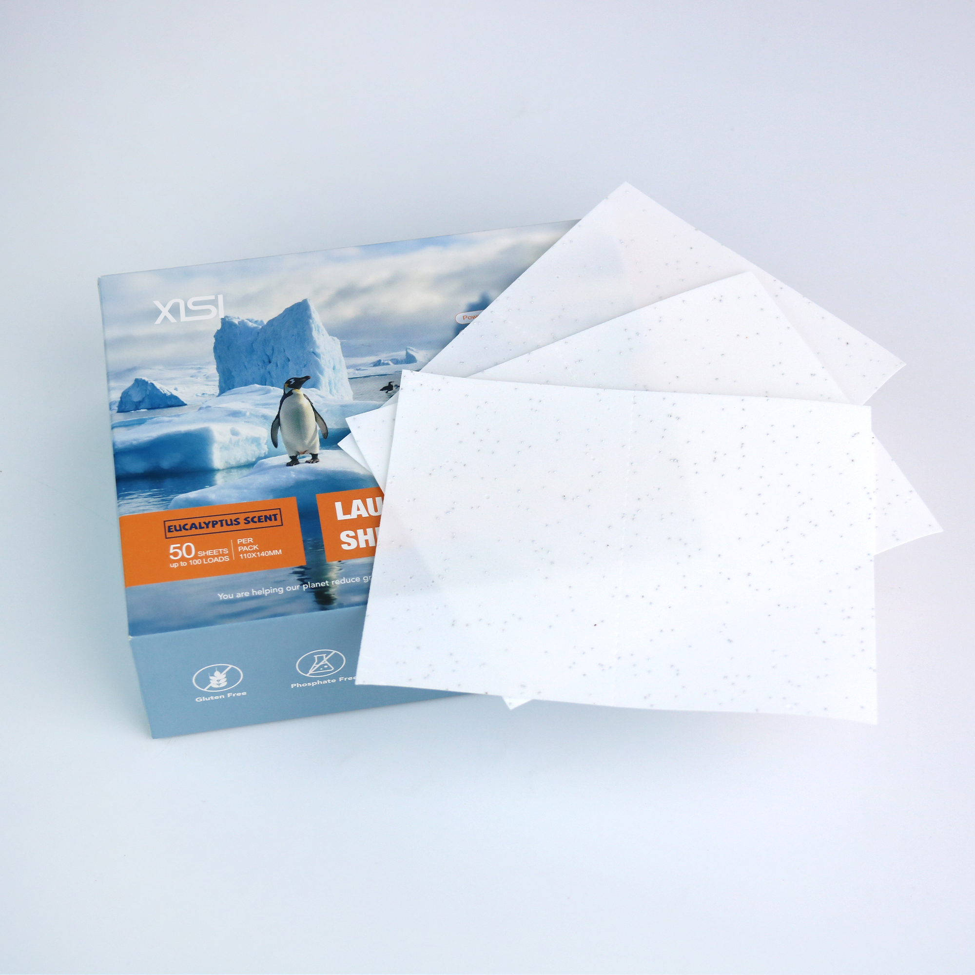 FINICE Custom Logo Super Concentrated Laundry Detergent Sheets Strong Stain Eco Friendly Laundry Strips Tablet