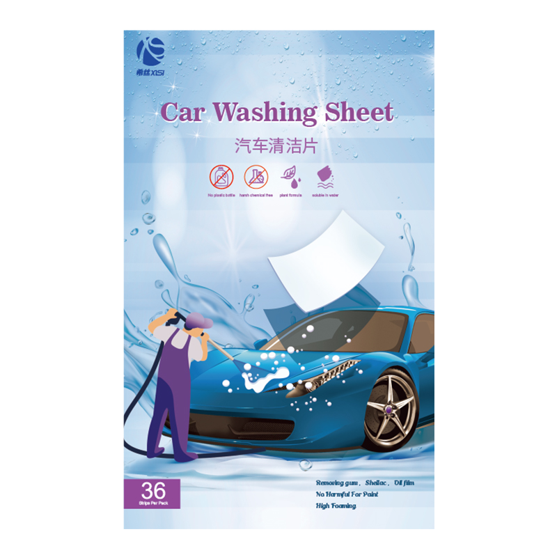 Car Wash Cleaning Strips Auto Washing Sheets Detergent Spray Rinse
