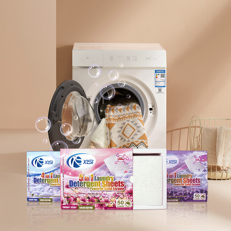 Laundry Product Laundry Tablets Detergent Washing Powder Strips Sheets