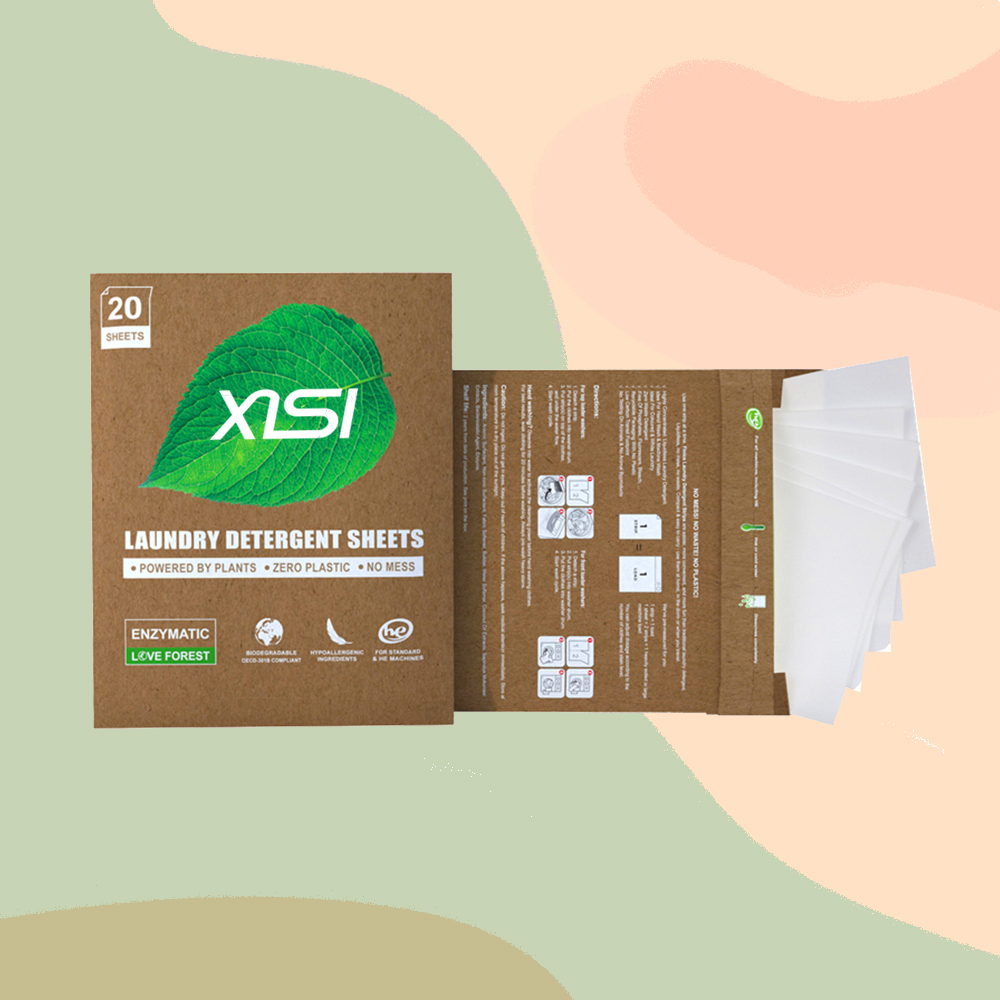 Eco Friendly No Mess Zero Waste Laundry Strips Detergent Sheets