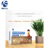 Manufacturer wholesale floor cleaning sheet high effective stain remover all kinds of floor stains