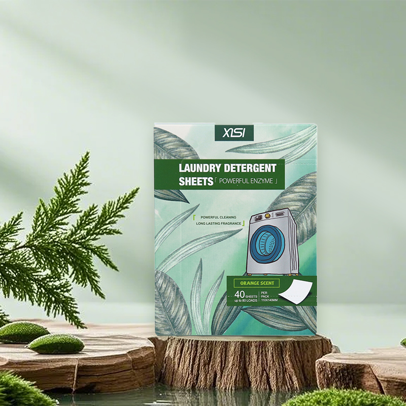 Eco Friendly Detergent Sheet Custom Biodegradable Natural Hypoallergenic Laundry Detergent Sheets