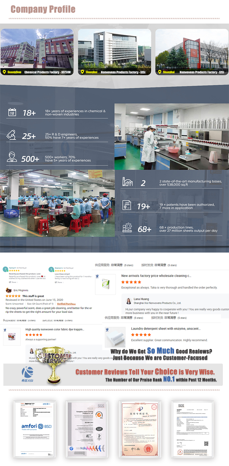 Laundry Detergent Sheet Soap Paper Strips Fragrance Clean Tablets