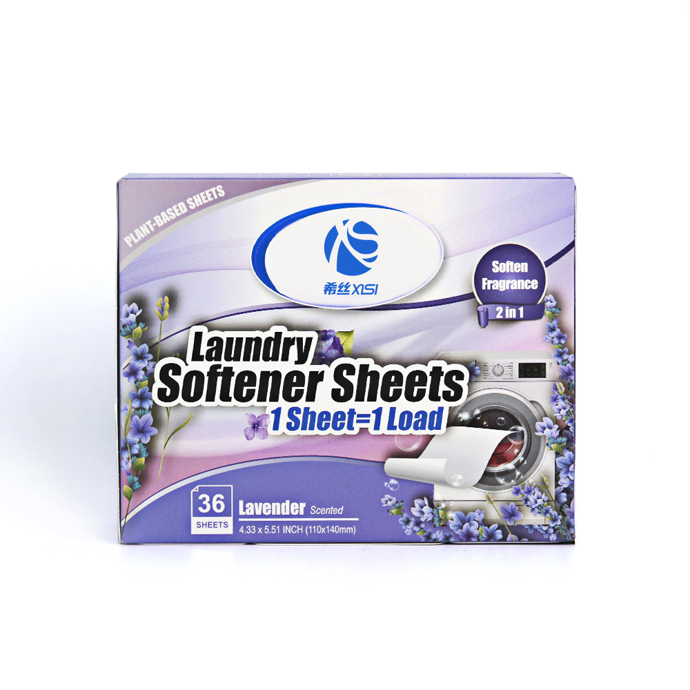 New Fabric Softener Cleaner Private Label Laundry Dryer Detergent Sheets 2 IN 1