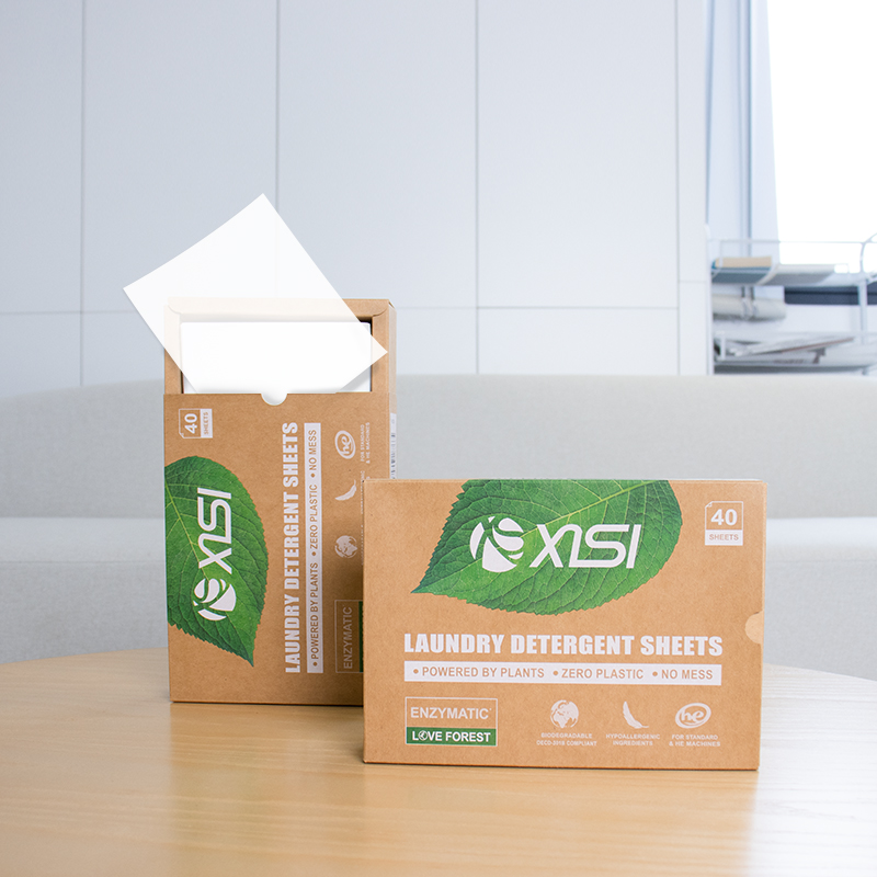 Laundry Sheets Eco Friendly Biodegradable Laundry Detergent Strips Clean Concentrated Laundry Sheets