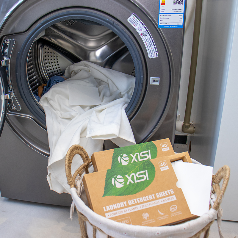 XISI Eco-friendly Biodegradable Easy Carry Laundry Detergent Sheet Laundry Strips