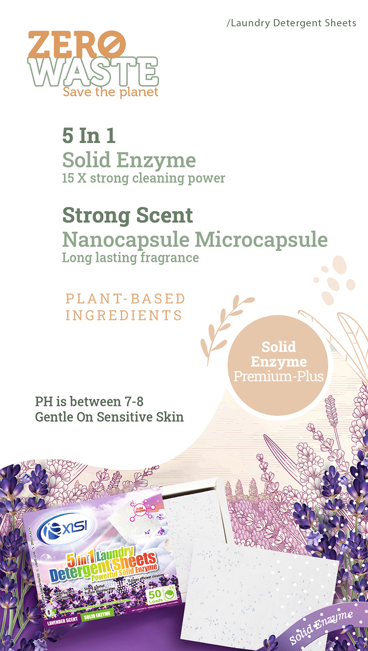 XISI Laundry Detergent Sheets