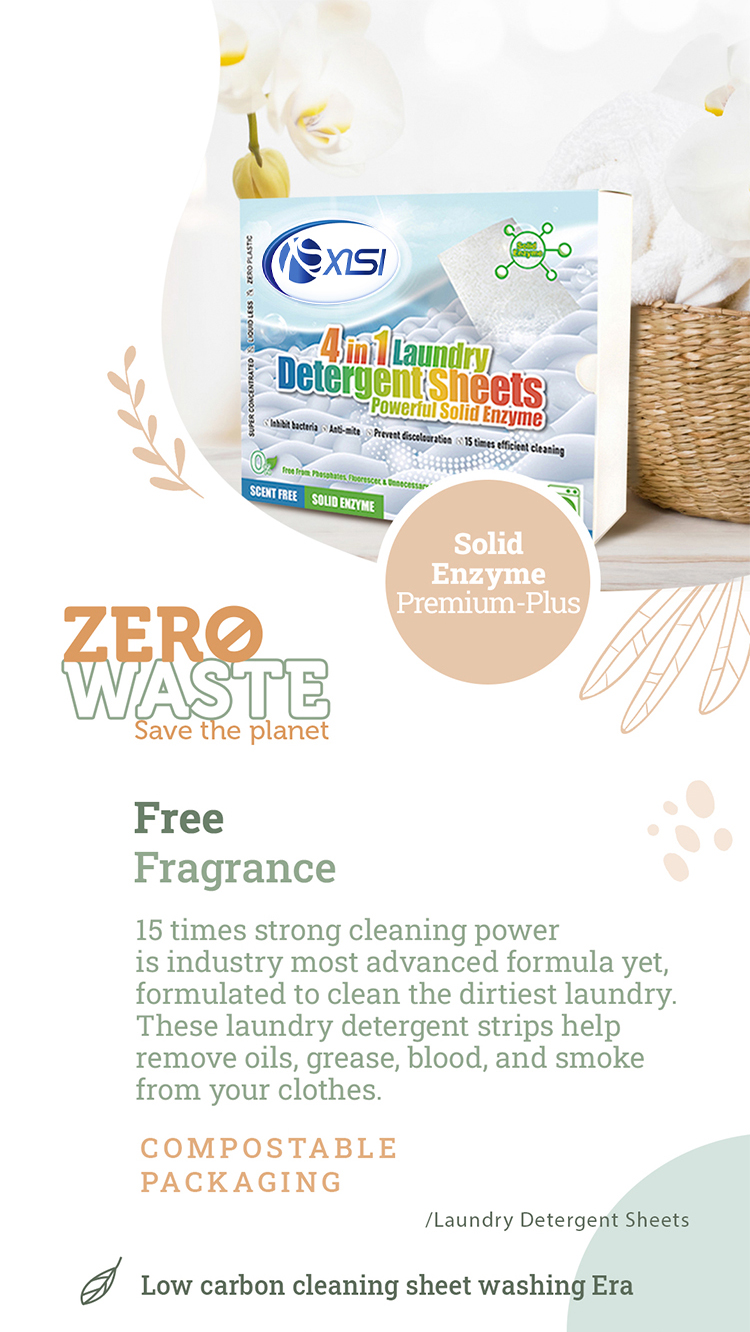 XISI Laundry Detergent Sheets