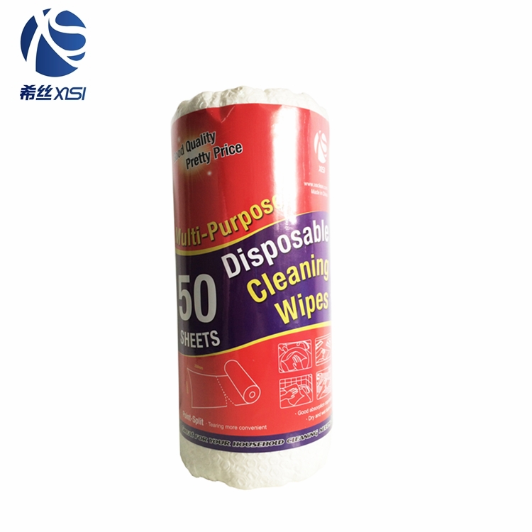 Disposable cleaning cloth roll